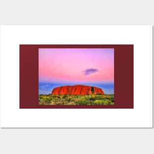 Ayers Rock. Uluru National Park. Australia. Posters and Art